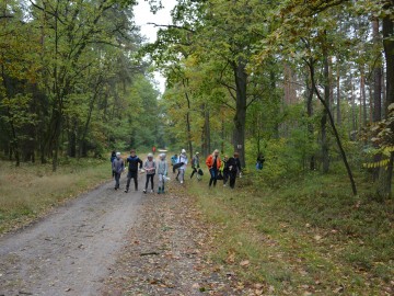 Sprzątanie lasu ze Szkołą Podstawową nr 9 w Skierniewicach, K.Nowak