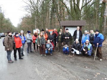 VII Zimowy Spacer Pieszy po Puszczy Bolimowskiej - relacja, Lech Łysio